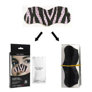 Marque privée de conception à rayures personnalisées Charbon de bambou émaillé de beauté <span class=keywords><strong>Bande</strong></span> anti-buée <span class=keywords><strong>pour</strong></span> le pont nasal des pores <span class=keywords><strong>pour</strong></span> l'élimination des <span class=keywords><strong>points</strong></span> <span class=keywords><strong>noirs</strong></span> - Product Image 4