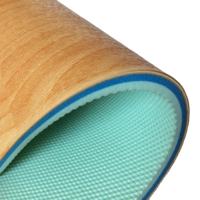 Meilleur prix pour revêtement de sol en vinyle de luxe, antistatique, PVC, couleur bois, 8 mm, carrelage de sol pour salle de sport intérieure, installation par collage, support en mousse antidérapant