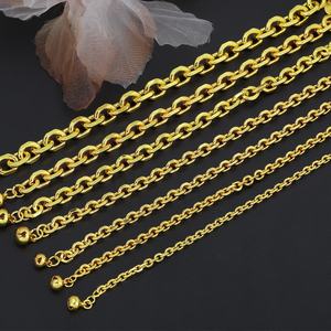 Pulsera de Cadena con Cruz Chapada en Oro de 24K para Mujer, Estilo Hip Hop, Joyería Personalizada, Gran Venta - Product Image 1