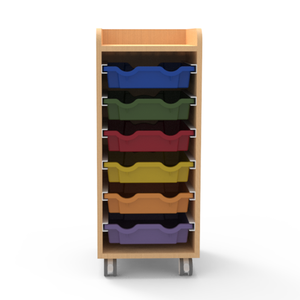 Plateau de bureau en <span class=keywords><strong>plastique</strong></span> pour jouets, <span class=keywords><strong>rangement</strong></span> d'armoire en bois pour école - Product Image 5