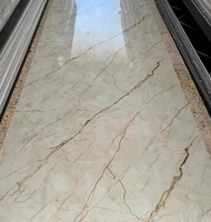 Prix usine Flexible Belles Couleurs 1220*2800*3mm Intérieur Décoratif Uv Marbre Feuille Pvc Marbre Feuille Uv Panneau Mural