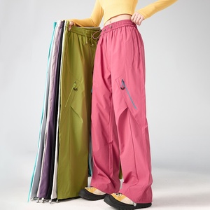 Pantaloni <span class=keywords><strong>Cargo</strong></span> da <span class=keywords><strong>Donna</strong></span> per Esterni, Casual, ad Asciugatura Rapida, Resistenti, Impermeabili, Traspiranti, Vestibilità Comoda, in Nylon Antivento, Primavera-Estate - Product Image 4