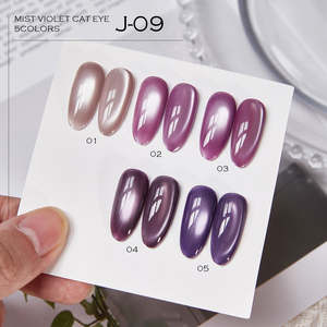 2025 gran oferta Nail Art Gel UV no tóxico al por mayor 5 colores Super pálido <span class=keywords><strong>Lila</strong></span> ojo <span class=keywords><strong>de</strong></span> gato UV Gel <span class=keywords><strong>esmalte</strong></span> <span class=keywords><strong>de</strong></span> <span class=keywords><strong>uñas</strong></span> Base 15ml <span class=keywords><strong>de</strong></span> agua líquida - Product Image 5