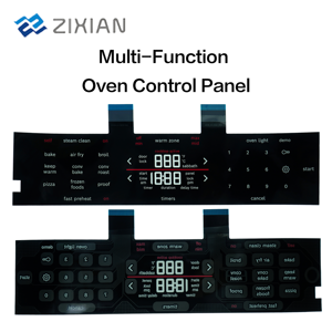 لوحة تحكم متعددة الوظائف مخصصة للأفران، لوحة مفاتيح غشائية مرنة، مفتاح لمس سعوي مقاوم للماء ومقاوم للخدش - Product Image 5