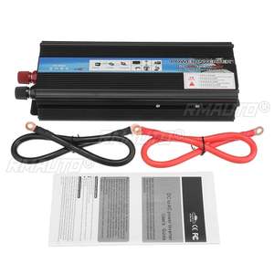 อินเวอร์เตอร์รถยนต์ 12V 220V 5000W แบบ Modified Sine Wave สำหรับพลังงานแสงอาทิตย์ แปลงแรงดันไฟฟ้า 12V/24V DC เป็น 110V/220V - Product Image 6