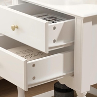Table de chevet moderne minimaliste américaine en bois massif, armoire de rangement pour chambre à coucher