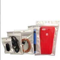 Vente en gros de pochettes pour sacs en mylar transparents blancs de tailles multiples sacs d'emballage en plastique zip-lock