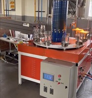 Machine de polissage laser rotative sans contact pour verre, finition lisse sans bavures pour bocaux, bouteilles, conteneurs et verrerie soufflée