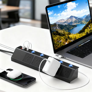 Australischer Standard zertifizierte industrielle Desktop-Verlängerung buchse 5 Steckdose MOV Überspannung schutz IP21 USB-C Steckdosen leiste - Product Image 2