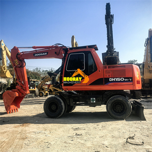 Excavateur sur pneus Doosan Dh150W-7 d'occasion Original Corée Doosan Dh150W-7 150W Excavateur sur pneus Doosan 15 tonnes - Product Image 2