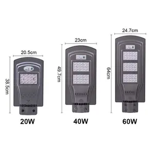 所有在一个月瓦特太阳能路灯 led 照明系统户外