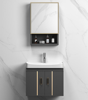 Lavabo de style moderne salle de bain, petite vanité de salle de bain, armoire pour hôtel