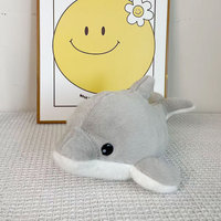 Peluche Requin Orca de 8 pouces avec rembourrage en coton PP, motif petit dauphin, cadeau de mariage