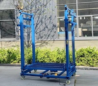 Plateforme élévatrice électrique 3M 5M 6M 8M, pliable automatique, mobile, câble métallique, hauteur 2-12m, capacité 500kg, télécommande, hôtels