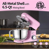 Batteur sur socle pour la cuisine, 4,5 L, 5,5 L, 3 en 1, tête inclinable, mélangeur planétaire pour aliments, mélangeur à pâte, batteur sur socle
