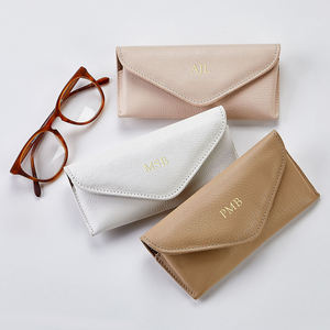 Hersteller Sonnenbrillen-Verpackungsbeutel Individuelles Logo Weicher PU-Leder Brillenbeutel Brillenetui Aufbewahrungsorganizer - Product Image 2