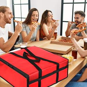 Sac de livraison de pizza isotherme sur mesure en gros d'usine, sac à dos de livraison, sac de livraison de nourriture pour moto - Product Image 2