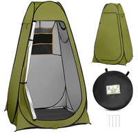 Tente de douche extérieure, toilettes de camping, vestiaire portable avec sac de transport