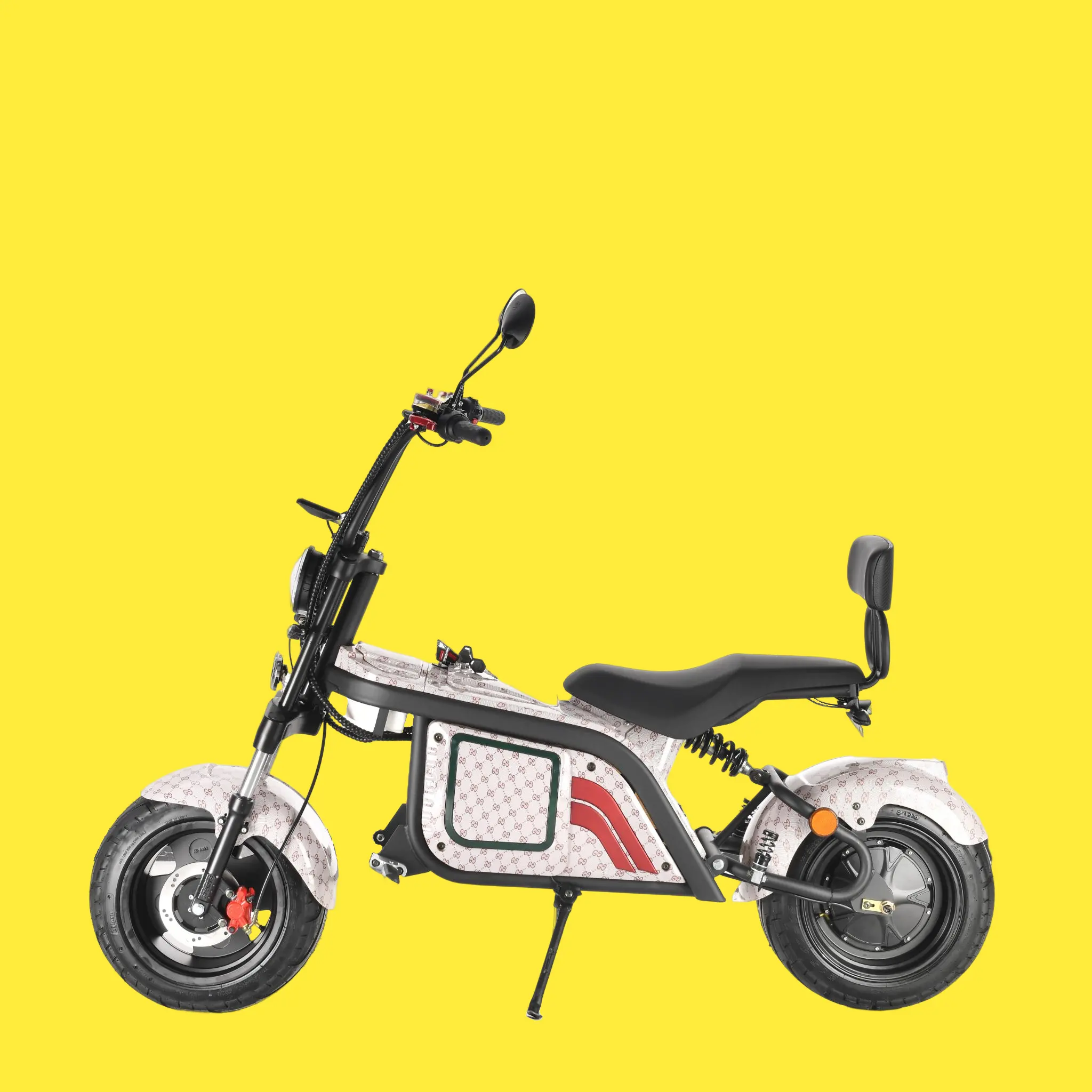 Üç yağ tekerlekli elektrikli üç tekerlekli bisiklet Chopper motosiklet 2000W 3000W lityum pil Citycoco 3 tekerlekli motosiklet elektrikli Scooter