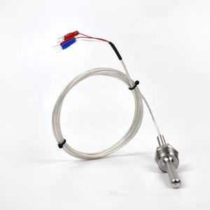 Laiyuan Fabriek Prijs 8*50Mm Platina <span class=keywords><strong>Pt100</strong></span> Thermokoppel Sonde <span class=keywords><strong>Rtd</strong></span> Temperatuursensor Met Schroefdraad - Product Image 1