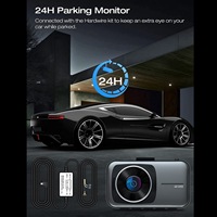 Haute définition 4K voiture boîte noire Vision nocturne Dashcam 24H moniteur de stationnement caméra de tableau de bord pour enregistreur de conduite