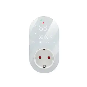 LED DomoticaTemperature Control Plug Tuya WiFi Smart 16A Culture Incubation Thermostat Socket Energy Saving Tuya Timing Socket