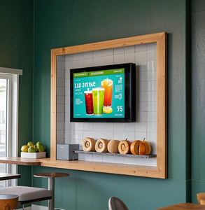 เครื่องเล่นโฆษณาติดผนัง LCD สำหรับร้านค้าปลีกในร่ม ห้างสรรพสินค้า ขนาด 32-55 นิ้ว ความละเอียด 2K 4K พร้อมตัวเลือก I3 I5 I7 รับประกัน 1 ปี - Product Image 1