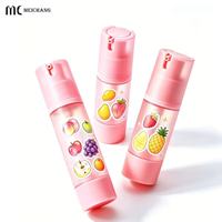 Flacon pompe sans air rechargeable PCR 20ml 30ml 50ml, vert givré, pour sérum, lotion, emballage cosmétique