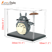 Vitrine acrylique de boîte de vitrine de produit transparente directe d'usine avec l'affichage bas de plexiglass