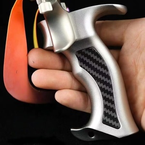 スコープ泥ボールダーツマレーシアロング弓と矢撮影折りたたみ部品合金木製ステンレス鋼パチンコ - Product Image 4