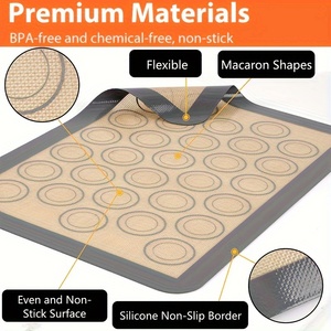 Factory OEM ODM Food Grade <b>Silicone</b> Eco-Friendly Non-Slip <b>Baking</b> Tray Liner Oven/Dishwasher Safe for Perfect Scones & Roasts - Product Image 5