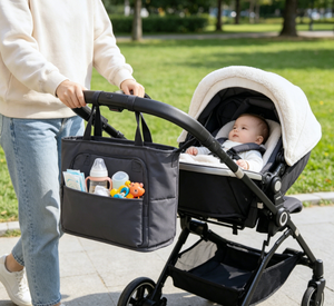 Özel Tasarım Askılı Anne Bebek Bezi Çantası Su Geçirmez Saklama Bölmeli Kapitone Anne El Çantası Bebek Bezi Çantası Bebek Arabası Çantası - Product Image 1