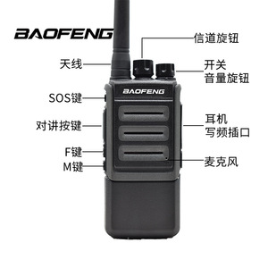 วิทยุสื่อสาร Baofeng BF-1901 แบตเตอรี่ 2800mAh มาตรฐาน IP54 ป้องกันการรบกวน ระยะไกล ใช้สำหรับงานก่อสร้างกลางแจ้งและรักษาความปลอดภัย - Product Image 3