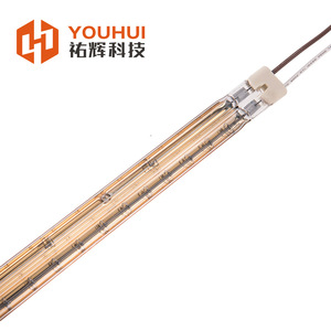 Lámpara de Calentamiento Infrarroja Halógena de Onda Corta de Doble Tubo Youhui 11x23mm para Precalentamiento de Imprentas - Product Image 4