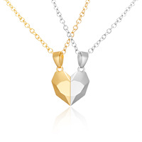 Collier en pierre de souhait en alliage populaire, ensemble de pendentifs magnétiques pour Couples, meilleurs amis