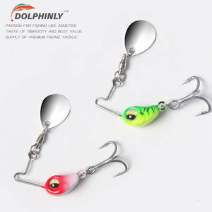 Petit leurre micro Vib <span class=keywords><strong>Spinning</strong></span> Spinnerbait Little Blast Star pour la pêche à la perche rouge, au zander, au black pit, en eau douce, leurre de pêche polyvalent - Product Image 2