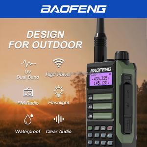 Radio analogique double bande VHF/UHF étanche BFUV-16, puissance 5W, 128 canaux, portée longue distance 0-8KM, talkie-walkie portable - Product Image 2
