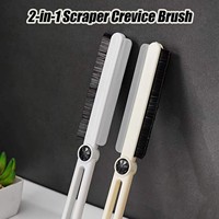 Brosse de nettoyage multifonction pour les fentes domestiques, en plastique, pour cuisinières et fenêtres