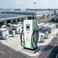 Borne de Recharge VE 7kW/22kW/120kW Industrielle 240kW IP55 Interface Combo CCS2 Boîtier de Recharge DC Séparé pour Véhicules Électriques Sous-station Solution de Stockage d'Énergie pour Flotte Chargeur Rapide DC