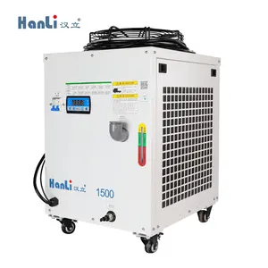 Hanli fiber laser chillers HL-1500 ,air-cooled water chiller laser tube ,cooler ,custom 3 tons industrial chiller