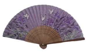 Abanico Plegable de Seda y Bambú Hecho a Mano para Baile, Juego de Roles, Bodas y Fiestas - Product Image 5