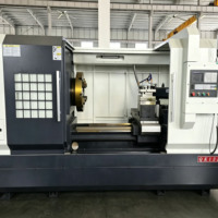 Torno CNC de bancada plana QK1325 para roscado de tuberías, torno horizontal de gran diámetro para procesamiento de roscas de juntas de tuberías de revestimiento de petróleo