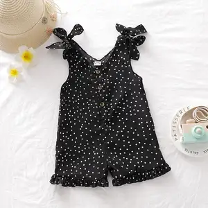 new design baby clothes girl wear romper summer dot print toddler clothe baby girl jumpsuit