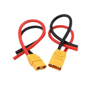 Cable Conector XT90H Macho/Hembra para Batería de Litio de Avión RC, Alta Corriente XT90S 10AWG 45A 10/20/30CM, Conector Banana Chapado en Oro - Product Image 3