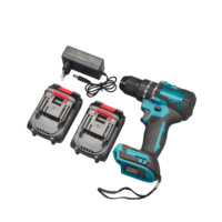 Perceuse électrique sans fil 21V en gros avec couple élevé et fonction percussion 3/8 pour le perçage du bois, 1 batterie lithium-ion