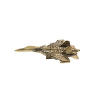 Sky Fighter Brass Artisanat Ornements Jeu Animation Avion En Laiton Collection Jouet Cadeau