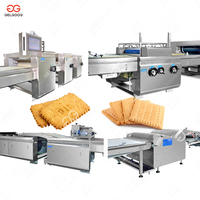 Ligne de production entièrement automatique de biscuits mous multifonctionnels à la soude Prix de la machine de fabrication