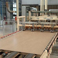 Panneau composite en fibre de MDF sablé, résistant à l'humidité, prix d'usine, durable, pour meubles de chambre à coucher, 1220*2440mm