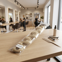 Extensions de cheveux synthétiques ondulés souples en fibre haute température pour mèches, tresses et queues de cheval, 26/30 pouces