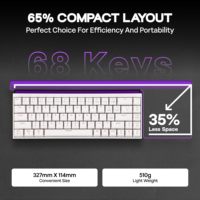 AJAZZ NK68 Wired Gaming Keyboard with Lightbox for Laptop Wholesale Prices Comprar En Line Abroad Shopping Sites Ajazz Supplier